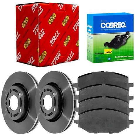 Kit Pastilha Disco Dianteiro Ventilado Tracker 1 0 12V 2020 2023 Hipper Freios Cobreq