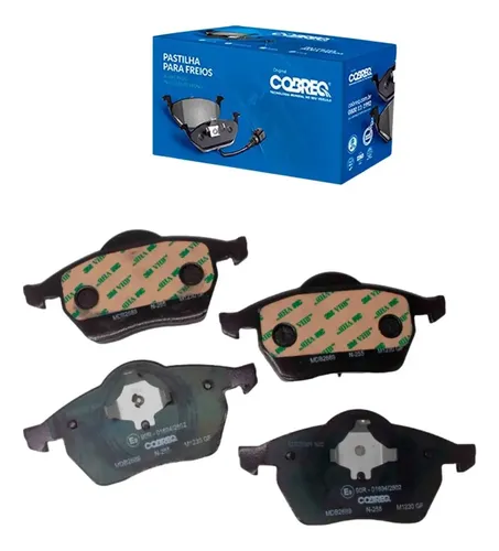Kit Pastilha Disco Freio Audi Tt 1 8 99 2006 Dianteiro Ventilado