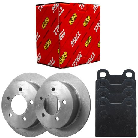 Kit Pastilha Disco Freio Chevrolet Omega 92 98 Traseiro Solido TRW
