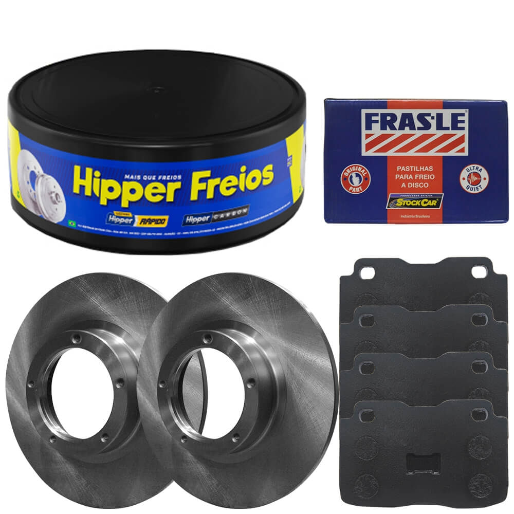 Kit Pastilha Disco Freio Defender 110 99 2006 Traseiro Solido
