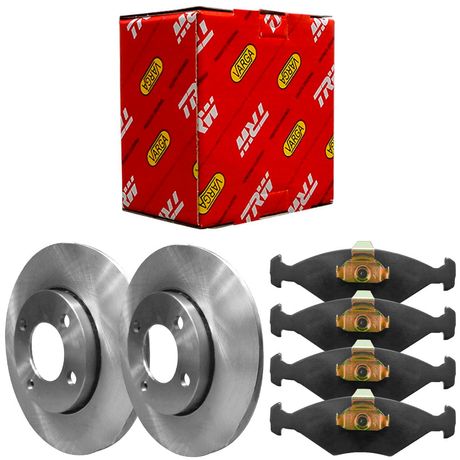 Kit Pastilha Disco Freio Fiat Premio 85 93 Dianteiro Solido TRW