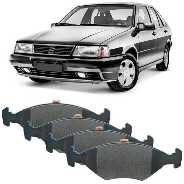 Kit Pastilha Disco Freio Fiat Tempra 95 99 Dianteiro Teves Frasle Fras-le
