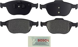 BOSCH BE970 Conjunto de pastilhas de freio a disco semimetálico azul - compatível com Ford Focus selecionado, Transit Connect; FRENTE
