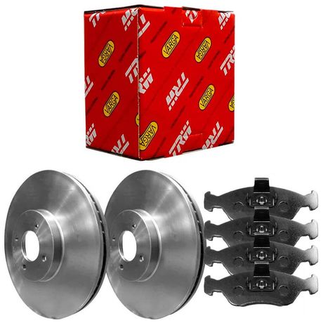 Kit Pastilha Disco Freio Gm Astra 99 2005 Dianteiro Ventilado Teves TRW