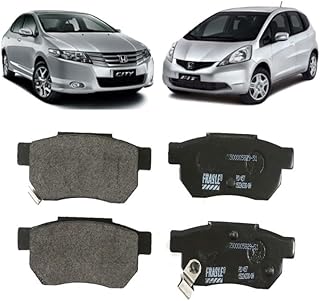Kit Pastilha Disco Freio Honda Fit 2013 2014 Traseiro Solido
