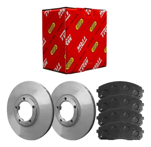 Kit Pastilha Disco Freio Hyundai Hr 2007 2014 Dianteira Ventilado Akebono TRW