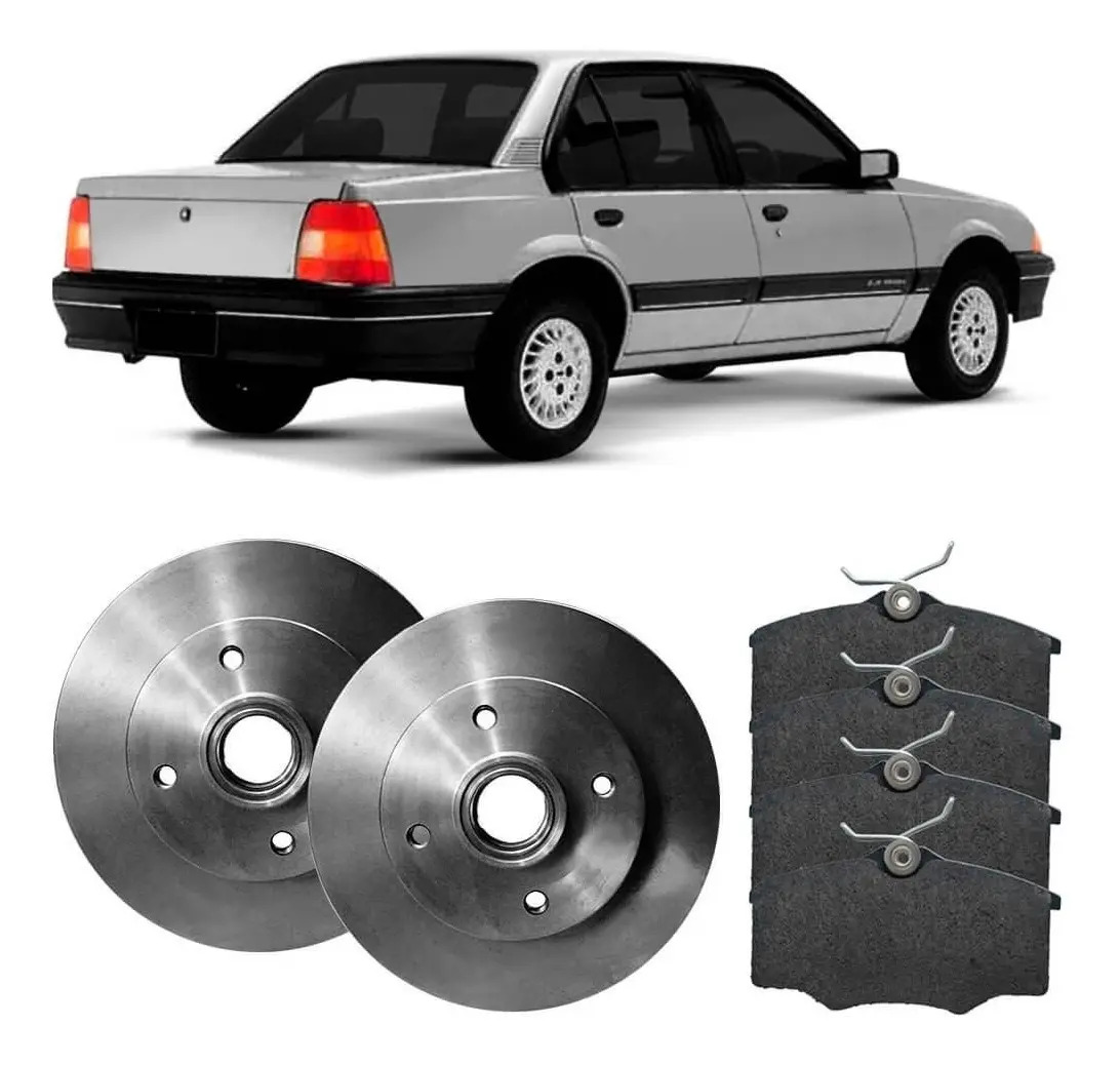 Kit Pastilha Disco Freio Monza 2 0 92 96 Traseiro Varga Frasle Fras-le