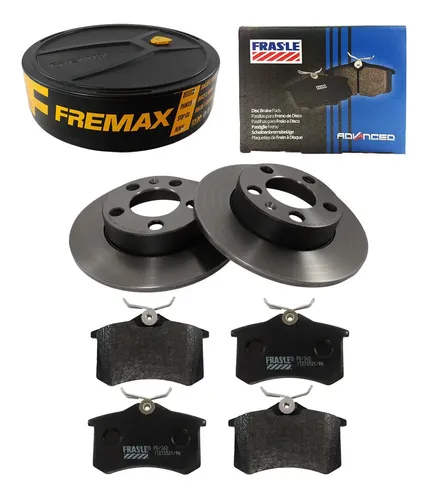 Kit Pastilha Disco Freio Polo 2 0 2003 2015 Dianteiro Girling Frasle Fras-le