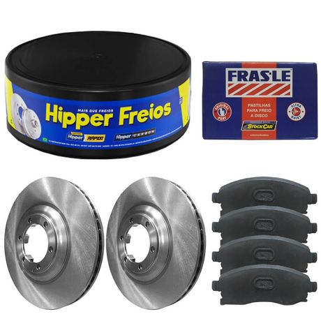 Kit Pastilha Disco Freio S10 2012 2016 Dianteiro Teves Frasle Fras-le