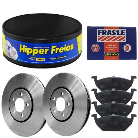 Kit Pastilha Disco Golf 2 0 8V 99 2002 Dianteiro Teves Frasle Fras-le
