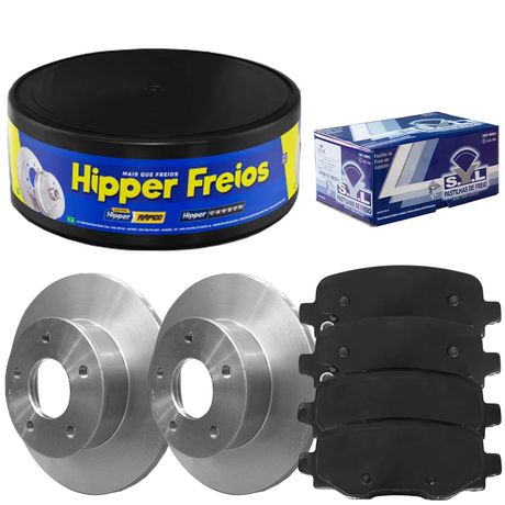Kit Pastilha Disco Traseiro Solido Compass 2 0 2017 2021 Hipper Freios Syl