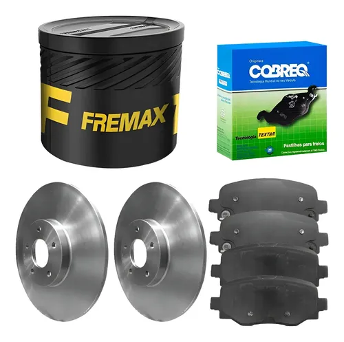 Kit Pastilha Disco Traseiro Solido Jeep Renegade 1 8 2 0 16V 2017 2023 Fremax Syl