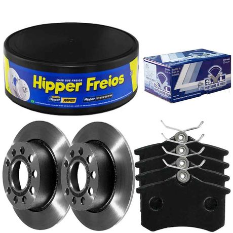 Kit Pastilha Disco Traseiro Solido Jetta 1 4 TSI 2018 2020 Hipper Freios Cobreq