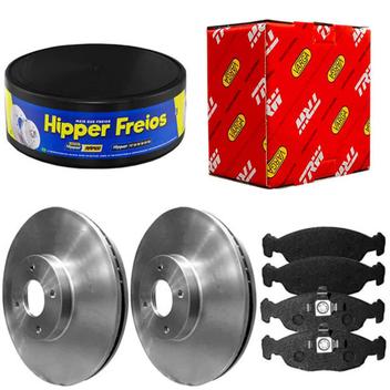 Kit Pastilha Disco Ventilado Prisma 1 0 1 4 2016 2019 Fras Le Hipper Freios