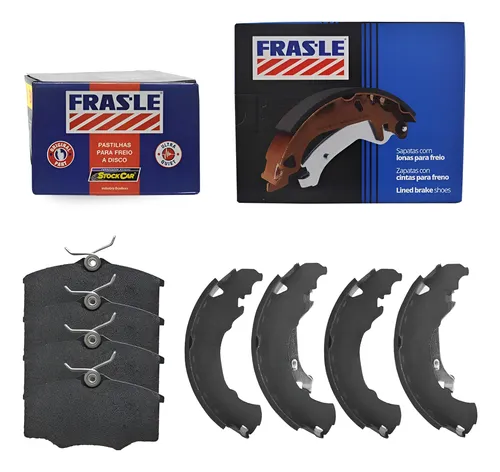 Kit Pastilha Sapata Freio Gol G5 1 0 1 6 2008 2011 Frasle Fras-le