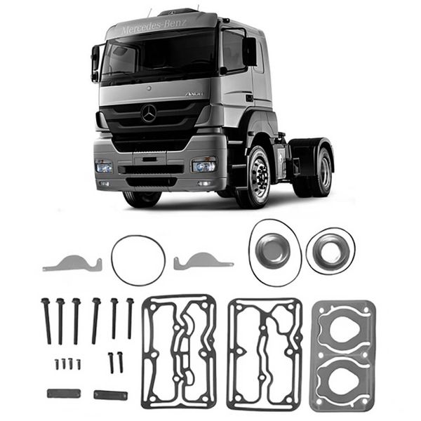 Kit Reparo Compressor Ar Mercedes-Benz Axor Om 457 La 2005 2023 Wabco
