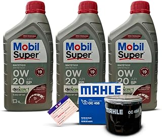 Kit Troca Oleo 0w20 + Filtro Fiat Mobi 1.0 Firefly 2017 A 2020