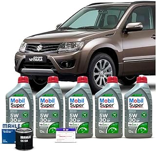 Kit Troca de Oleo 5w30 e Filtro Suzuki Grand Vitara 2.0 16V 2014 a 2022