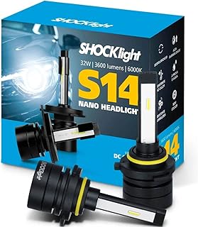 Par de Lâmpada Led do Farol H16-Nano com Travas S14-3600 Lumens 6000K 12V 32W Shocklight - SLL-140016,Azul