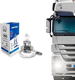Lâmpada Farol H3 Halogena 24v 70w Pk22s Standart Shocklight