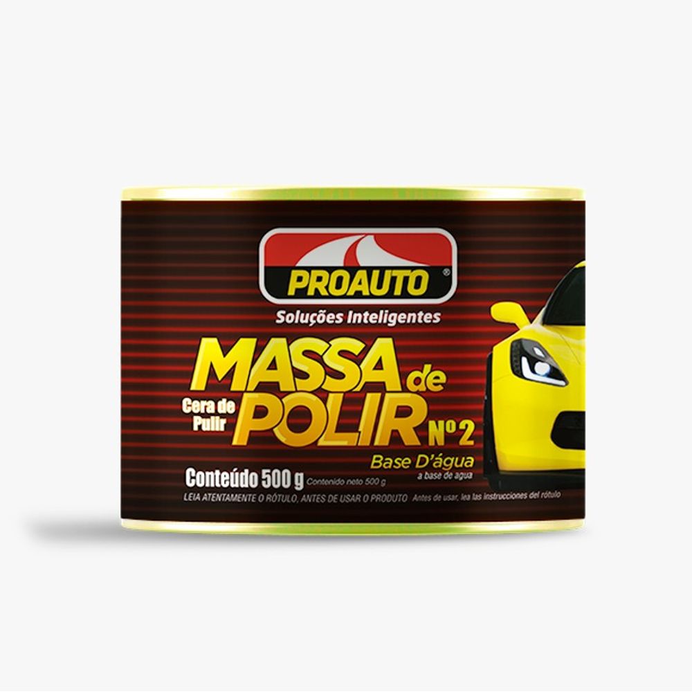 Massa Polir N 2 Base Água 500G Proauto 1598