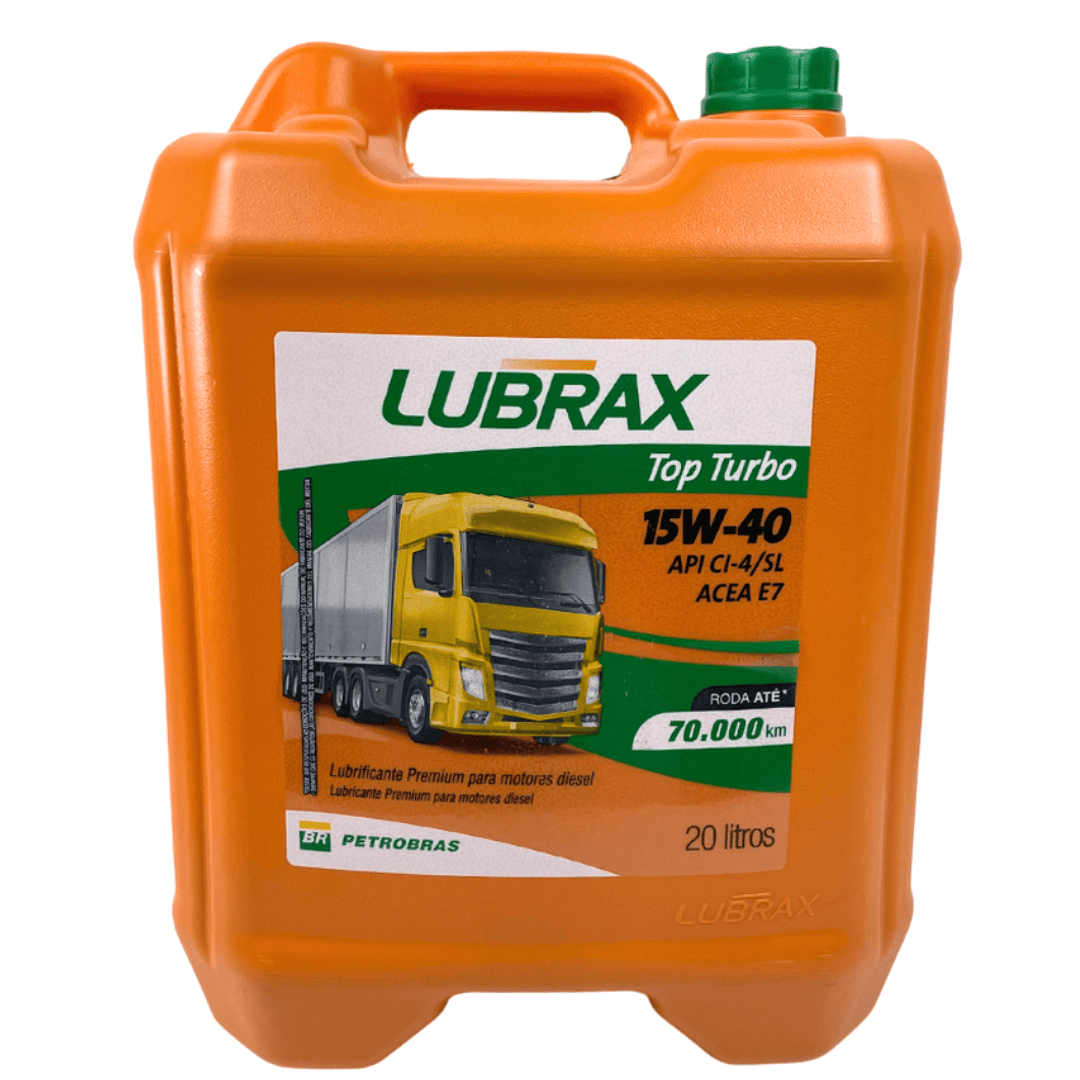 Óleo Lubrificante Mineral 15W40 Lubrax Top Turbo Pro API Ck 4 200 Litros