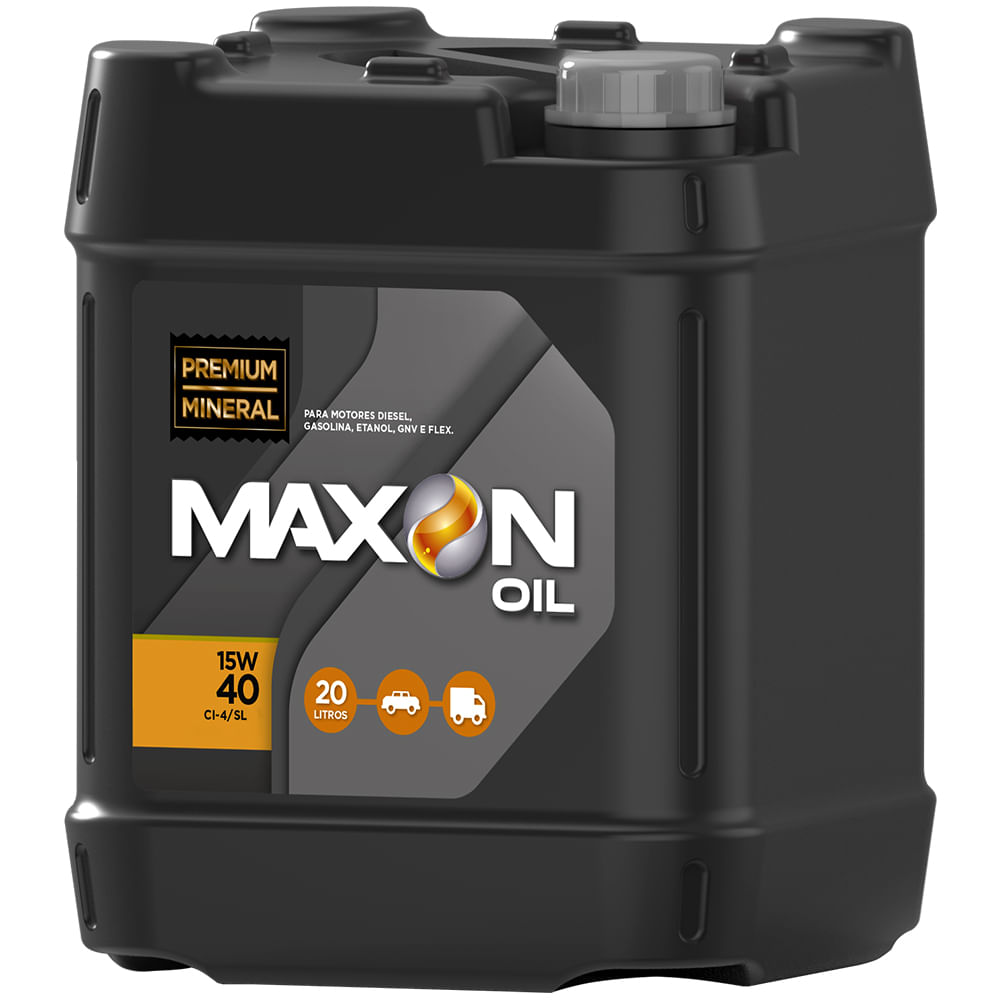 Óleo Mineral 15W40 Maxon Oil Premium Diesel CI4 Sl 20 Litros