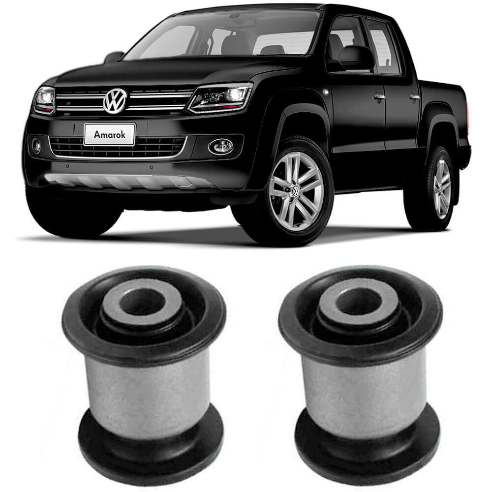 Par Bucha Bandeja Balança Amarok 2011 2019 Dianteiro Superior Menor Axios