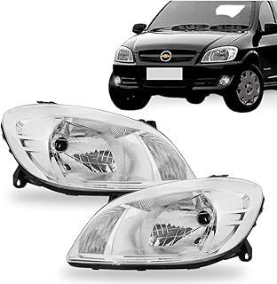 Par Farol Chevrolet Celta Prisma 2007 2012 Dark Chrome Arteb