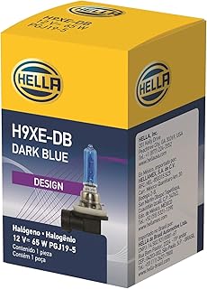 Hella Lâmpada de halogêneo H9 2,0 TB H9 12V 65W PGJ19-5 HP2.0 par de lâmpadas de halogêneo H9
