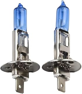 Par Lâmpada Farol 12V 55W 8500K Super Branca H1 Techone Tech One