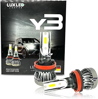 Kit Ultra Led Super Branca 6500k 22000 Lumens H4 H7 H1 H11 H3 HB4 H16-PSX PAR LÂMPADA FAROL ALTO BAIXO MILHA NANO Y3 C/COOLER 12V 36W IMPORTADO TOP(H8/H9/H11)