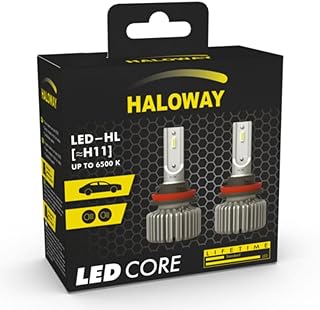 Par Lâmpada Automotiva Haloway Led H11 Hwc 12v 6500k