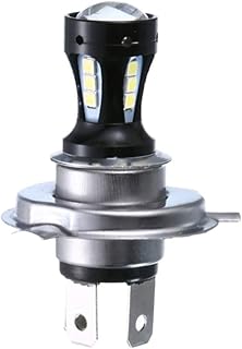 Romacci Farol de alto-baixo LED para motocicleta H4 3030 Lâmpada de farol alto 6500K 12-24v