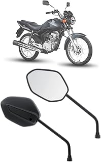 Retrovisor Esquerdo GVS Preto 4001 Para Honda CG 125/150 2014