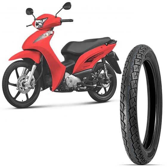 Pneu Moto Biz 125 Levorin Aro 14 110 80 14 59P Traseiro Matrix
