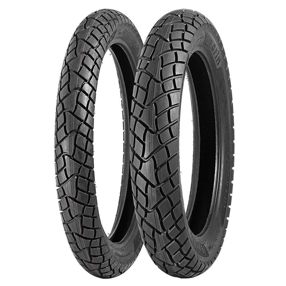 Pneu Moto Cbx Levorin Aro 18 80 100 18 47P Dianteiro Dakar Ii