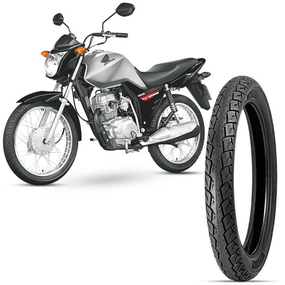 Pneu Moto Cg 125 Cargo Levorin Aro 18 90 90 18 57P Traseiro Matrix