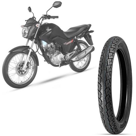Pneu Moto Cg 150 Fan Levorin Aro 18 90 90 18 57P Traseiro Sniper