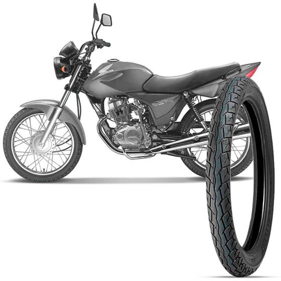 Pneu Moto Cg 150 Titan Cbs Levorin Aro 18 80 100 18 47P Dianteiro Sniper