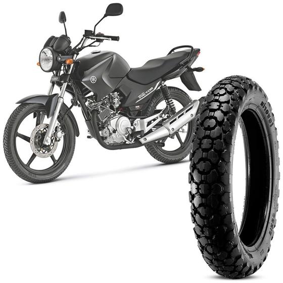 Pneu Moto Factor Ybr 125 Levorin Aro 18 90 90 18 57P Traseiro Sniper