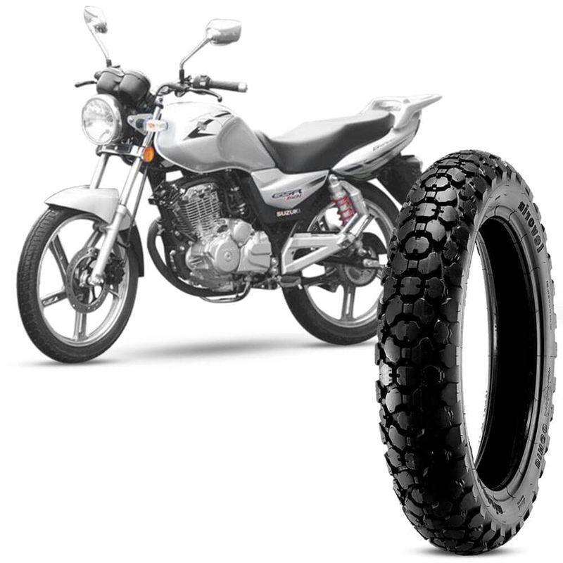 Pneu Moto Gsr 150 Levorin Aro 18 90 90 18 57P Tt Traseiro Dingo EVO