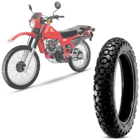 Pneu Moto Honda Xlr 125 Levorin Aro 18 110 80 18 58T Traseiro Duna