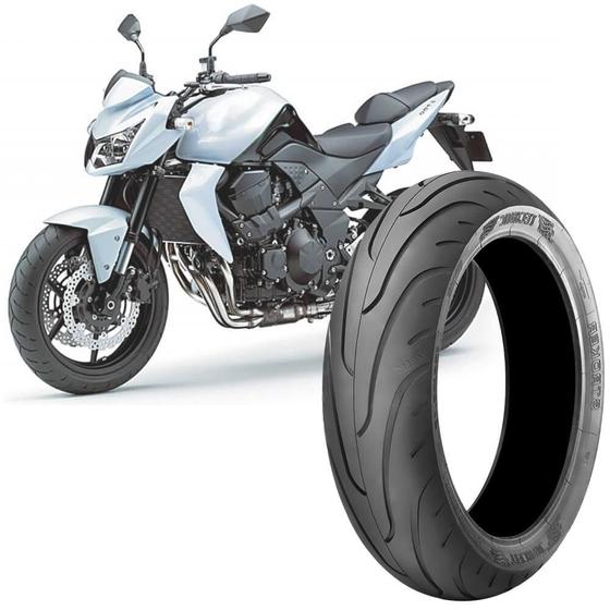 Pneu Moto Kawasaki Z750 Technic Aro 17 180 55 17 73V Traseiro Stroker