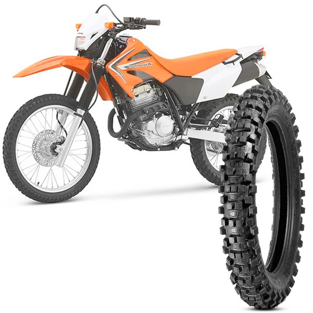 Pneu Moto Xr 250 Tornado Levorin Aro 18 110 100 18 64M Traseiro Raptor