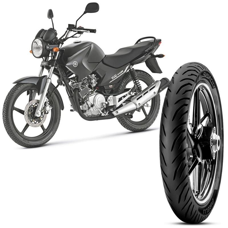 Pneu Moto Yamaha Ybr 125 Pirelli Aro 18 90 90 18 51P Tt Traseiro