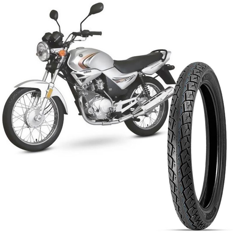 Pneu Moto Ybr 125 Levorin Aro 18 90 90 18 57P Traseiro Matrix 2