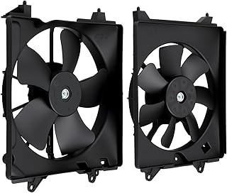 621-503 Conjunto de ventilador do radiador condensador AC serve para Ford Fiesta 2011 2012 2013 2014 2015 2016 2017 2018 2019 1.6L 622500 FO3115186 674-0100 10