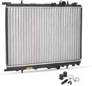 Radiador de Água em Alumínio, compatível com Peugeot 206/207/307 e Citroen Xsara Picasso, Peça Nova