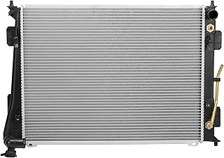 BDFHYK Radiador de alumínio CU13191 compatível com Hyundai Azera 2012-2017, compatível com Hyundai Sonata 2011-2014, compatível com Kia Cadenza/Optima 2011-2016 3.3L V6/2.0L l4/2.4L l4 Substituir 